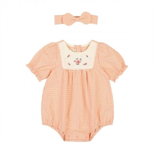 아가방 레어핀바디수트 헤어밴드 PINK _01R327953