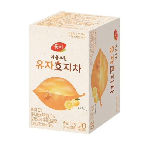 동서식품  마음우린 유자 호지차 20개입
