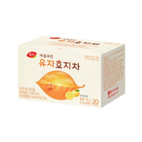동서식품  마음우린 유자 호지차 20개입