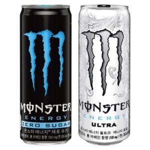 코카콜라음료 몬스터 에너지 제로 슈거 + 울트라 355ml