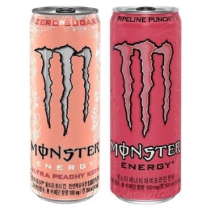 코카콜라음료 몬스터 에너지 피치 킨 + 파이프라인 펀치 355ml