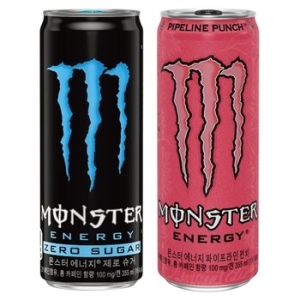 코카콜라음료 몬스터 에너지 제로 슈거 + 파이프라인 펀치 355ml