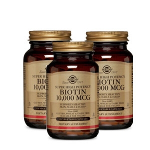 솔가 슈퍼 고효능 비오틴 10,000 mcg 120캡슐