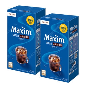 동서식품 맥심 아이스 스위트블랙 커피믹스 110개입