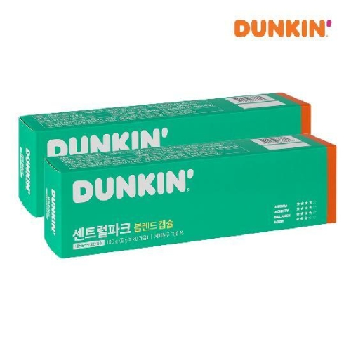 던킨  네스프레소 호환 센트럴파크 블렌드 캡슐커피 20캡슐
