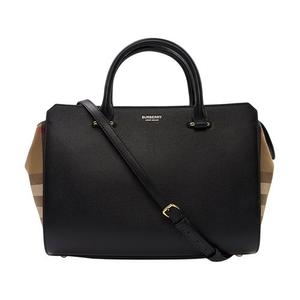 버버리 밴웰 하우스 체크 토트백_8084023