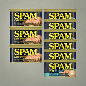 CJ제일제당  스팸 클래식 200g 3개 + 스팸 25% 라이트 200g 6개