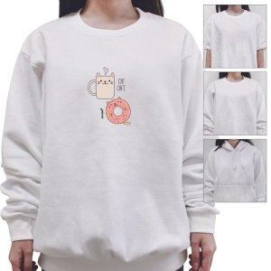 키밍 Cat cafe 티셔츠 후드 맨투맨 반팔 고양이 냥이 W666A22