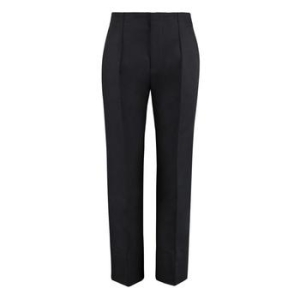 보테가베네타 하이라이즈 코튼 팬츠 708515V0BT0 4020 BLUE