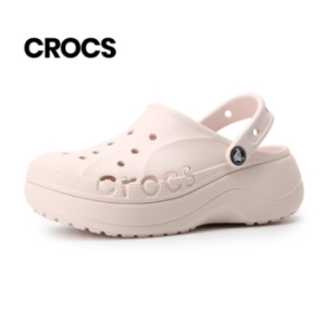 크록스 여성 바야 플랫폼 클로그_208186