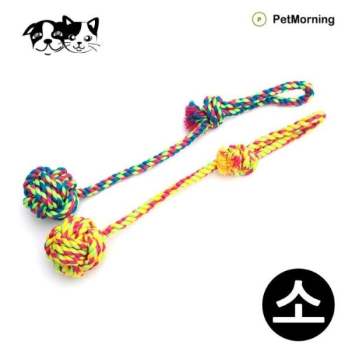 펫모닝 실타래 로프 공토이 장난감 소 PMD-189 랜덤1개 X 2세트