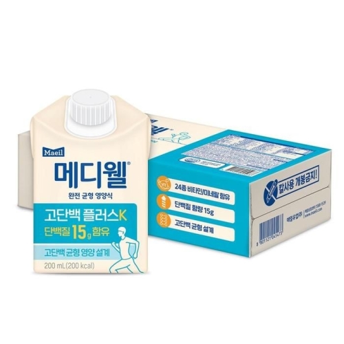 매일유업 메디웰 고단백 플러스K 200ml