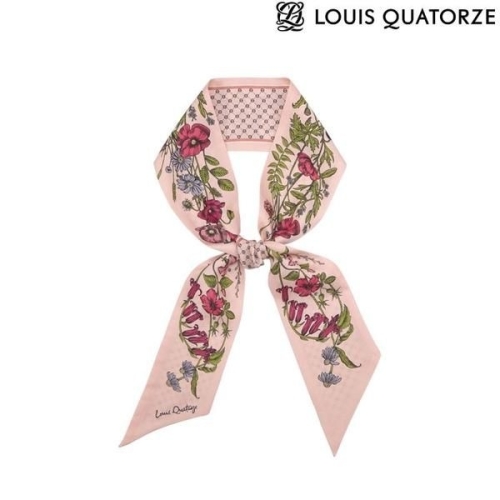 루이까또즈 실크 루이스가든방도 스카프 핑크_SA-2CSM212PK