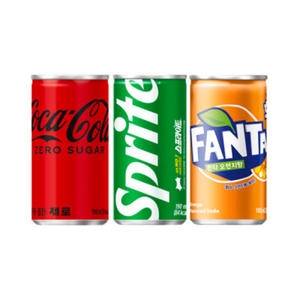 코카콜라음료 코카콜라 제로 190ml + 스프라이트 190ml + 환타 오렌지 190ml