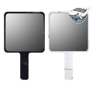 위니아 모던 디자인 휴대용 미니 손거울 정사각형 랜덤 WFH8XON