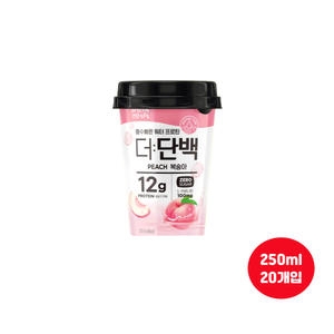빙그레 더단백 워터 프로틴 복숭아 250ml