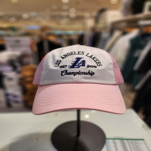 엔비 NBA 에이 LAL 챔피언십 메쉬 트러커 소프트 남녀공용 핑크 N255AP273P30