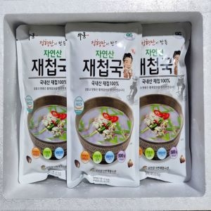 정형만이 만든 국내산 자연산 재첩국 500g