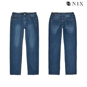 닉스 남 저온스 밴딩 스트레이트 데님 FNPMDDS101M