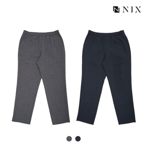 닉스 남 폴리변형 풀밴딩 테이퍼드 팬츠 FNQMCPE103M
