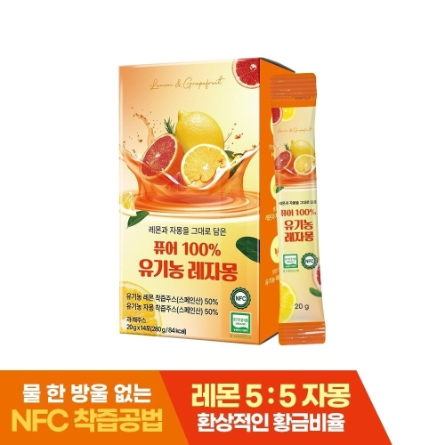  퍼니트 퓨어 100% 유기농 레자몽 20g 14포 [1개]