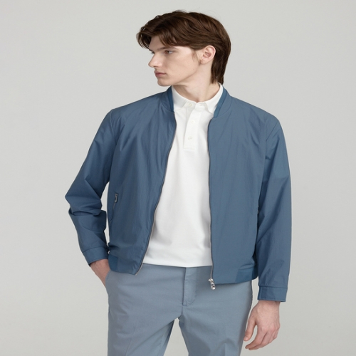 닥스 남성 그레이시블루 썸머 블루종 점퍼_DMJU5B303B5