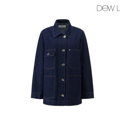 듀엘 오버핏 데님 자켓 DB_L251PSF401