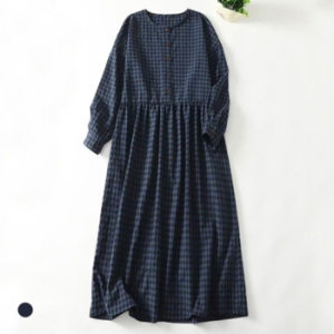 화세 무드체크롱원피스_HB5SOP012C