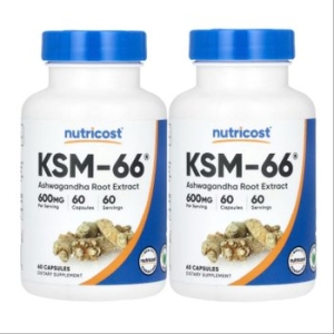 뉴트리코스트 KSM-66 아슈와간다 뿌리추출물 600mg 60캡슐