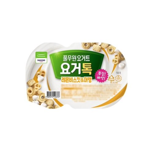 풀무원 요거톡 레몬비스킷 & 머랭 126g