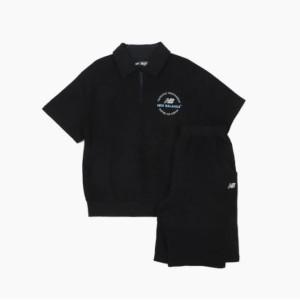 뉴발란스  키즈트레이닝세트 PQC NK9YFB201U-19 BASIC ESSENTIAL미니쮸리 반팔 스웨트셋업