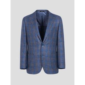 갤럭시 봄 DI PRAY 네이비 빅 체크 재킷 네이비 GA5211P07R