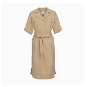 SI 솔리드 면혼방 반팔 카라 원피스 SEOAD2552