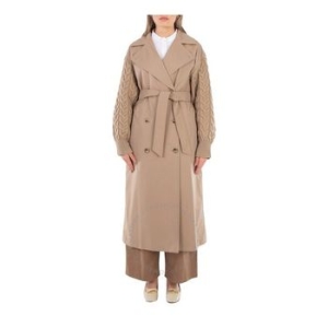 막스마라 우먼 Cicladi Water-Repellent Gabardine 트렌치 Coat, Brand Size 40 US 6 11..