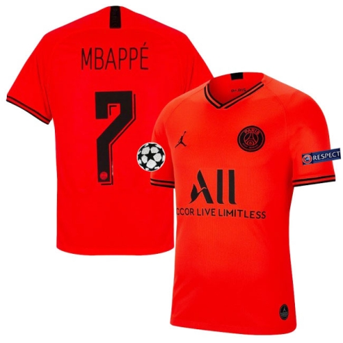 나이키 2019-20 파리생제르망 X 조던 어웨이 챔스 S/S 저지 AJ5552-613 챔피언스리그 유니폼 PSG 조던 유니폼