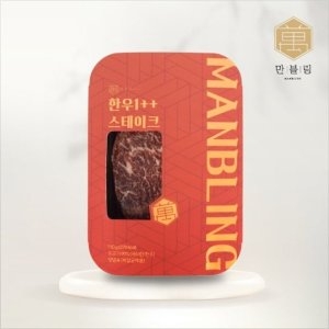 창운  만블링 한우 1++ 스테이크 150g