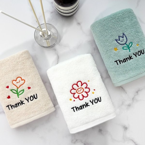 송월타월  땡큐 플라워 30수 130g