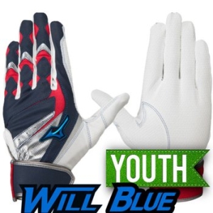 미즈노  야구 유소년 윌드라이브 배팅장갑 곤적 1EJEY24514ARNR D2503