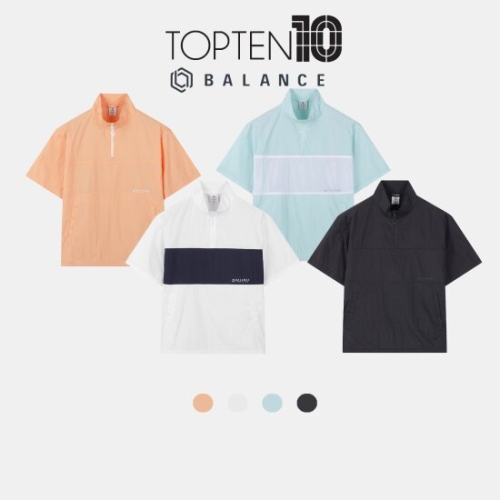 탑텐 남성 밸런스 반팔 아노락_MBE5JJ1305