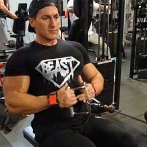 비스트 머슬나시 헬스 반팔 티셔츠_20617360