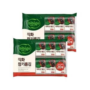 CJ제일제당 비비고 직화 참기름김 4.5g