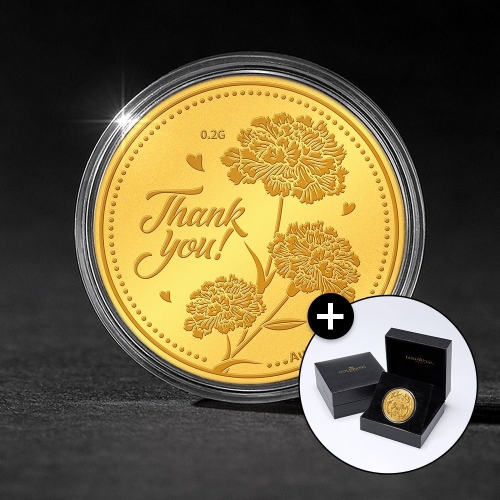 골드팡  골든카네이션 순금코인 0.2g