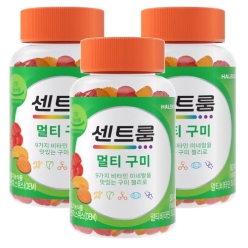 센트룸 멀티비타민 미네랄 구미 2g 80구미