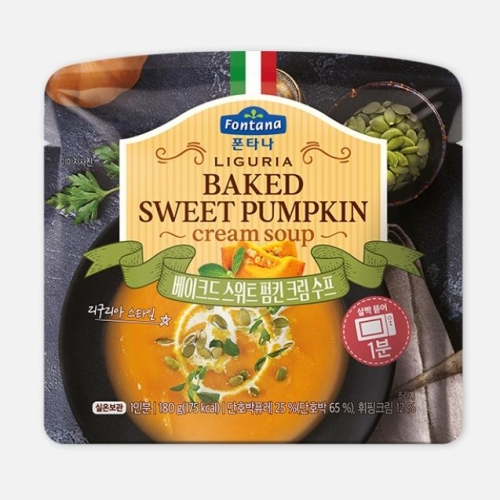 샘표식품 폰타나 베이크드 스위트 펌킨 크림 수프 180g