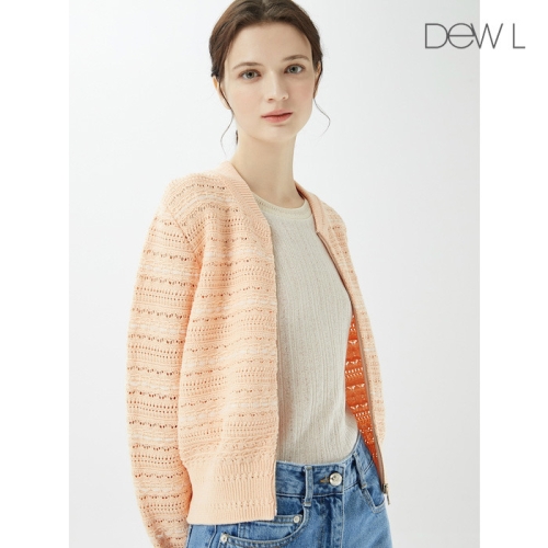 듀엘 크로셰 집업 가디건 CO_D242KSL038