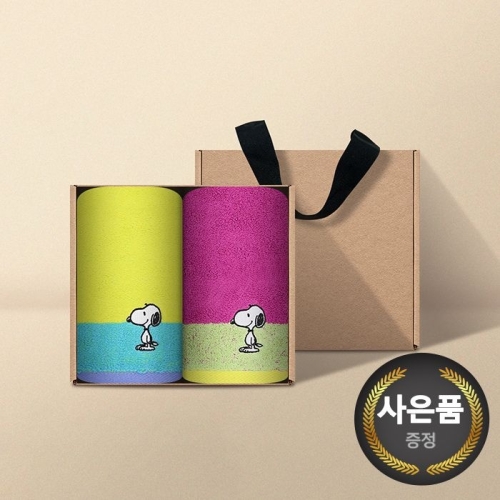 송월타월  스누피 컬러36 고리수건