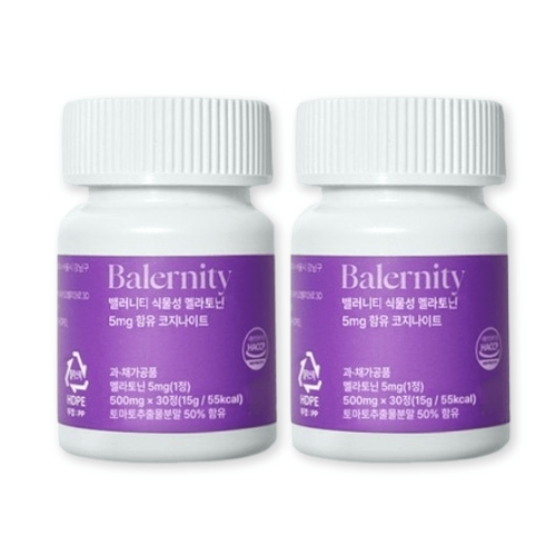 밸러니티 식물성 멜라토닌 30정