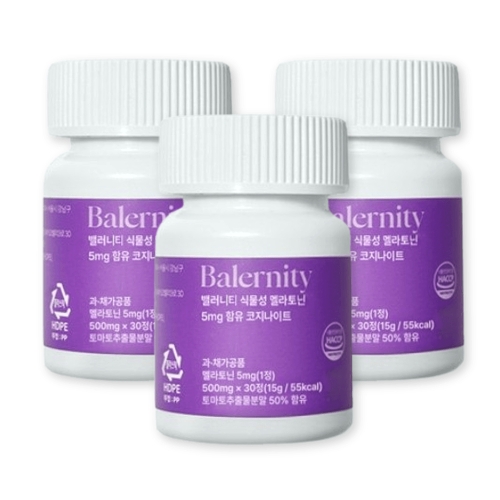 밸러니티 식물성 멜라토닌 30정