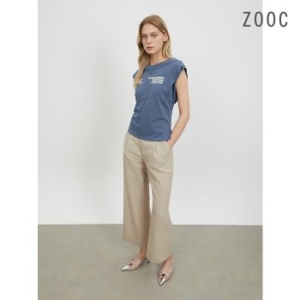 ZOOC 로고 프린티드 캡슬리브 티셔츠 DB_Z242PSM016