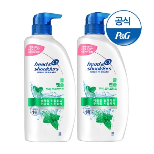 헤드앤숄더 쿨 멘솔 트리트먼트 850ml